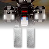 Quattroerre 5751 3D-sticker voor motorfiets, wit