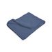 Setex Premium knuffeldeken, 85% katoen/15% polyester, deken als kamerdecoratie, slaapkamerdecoratie en meer, 200 x 150 cm groot sprei, donkerblauw