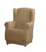 Estoralis Borneo bi-elastische stoelhoes C/06 beige voor oorfauteuil 70-110 cm