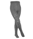 FALKE Multidot dun gedessineerd katoen panty kinderen grijs - maat 80-92