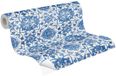A.S. Création The Wallcover 385601 Zelfklevend Vliesbehang Blauw-Goud Gebloemd 50 cm x 50 cm