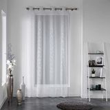 Douceur d'Intérieur DALYA 1624698 gordijn met ogen, polyester, 140 x 240 cm, wit