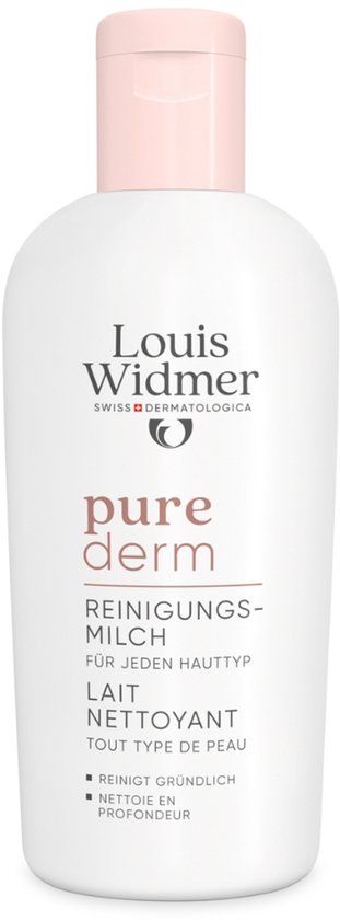 Louis Widmer Purederm Reinigingsmelk Licht Geparfumeerd