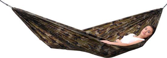 Amazonas Travel Set - Camouflage - Groen - 275 x 140 cm - 1 Persoons