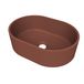Arcqua Case opbouw waskom ovaal 40x28 mat Terracotta