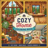 Cozy Home Coloring Book for Adults