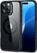 ESR Classic Hybrid HaloLock Hoesje Geschikt voor Apple iPhone 16 Pro | Compatibel met MagSafe en HaloLock | Back Cover met Magneet | Transparant Noir
