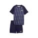 PUMA TRAIN ALL DAY Essentials bedrukte set met T-shirt en short voor Heren, Blauw, Maat 11-12Y