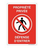 AUA SIGNALETIQUE - Voorgeboorde plaat met afgeronde hoeken – bescherming tegen privacy – 300 x 420 mm, aluminium Dibond 3 mm