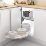 Menage Confort Schuiflade Dolphin I hoek, wit melamine, breedte van het meubel: 400 mm