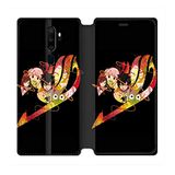 Beschermhoes Oppo Beschermhoes van leer voor Oppo A9 (2020) Manga Fairy Tail Logo, zwart