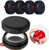 Selected by GSMpunt.nl Waterdichte AirTag Hoes | 4 Pack | Zwart