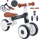 MoMi DEX Loopfiets - Opvouwbare Kinderfiets vanaf 1 Jaar - Lichtgewicht - Verstelbaar Zadel - Grafiet