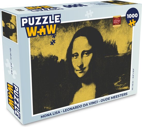 MuchoWow Puzzel Mona Lisa - Leonardo da Vinci - Oude meesters - Legpuzzel - Puzzel 1000 stukjes volwassenen