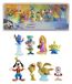 Disney 100 : Coffret de figurines – 8 figurines à collectionner, 8 cm, en plastique