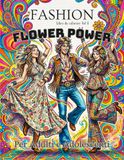 Fashion Flower Power: Libro da Colorare di Moda per Adulti e Adolescenti
