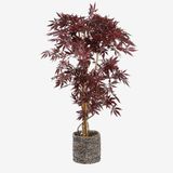 Mica Decorations Esdoorn Kunstplant - H150 x Ø80 cm - Rood