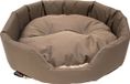 JACK AND VANILLA, Comfortabele dierenmand, vulling van traagschuim, elegant design, antislip, gemakkelijk te reinigen, maat M, kleur: bruin chic