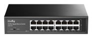 Cudy GS1016 - 16 poort gigabit switch - 16 gigabit RJ45 - Metalen switch