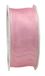 Präsent Four Seasons Organza Wired Edge Ribbon Lichtroze 40 mm Breedte, 25 m Lengte