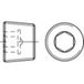 TOOLCRAFT TO-5449248 Vis de fermeture 3/8 mm Binnenzeskant (inbus) DIN 906 Laiton 50 pièce(s)