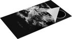 Chefcare Inductie Beschermer Grijze Wolvenkop - Wolf - Zwart Wit - 95x55 cm - Inductie Mat