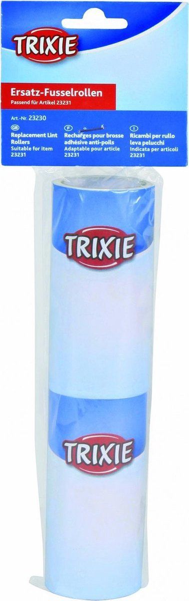 TRIXIE Navullingen Voor Pluizenroller - Anti-haar borstel - 2 stuks