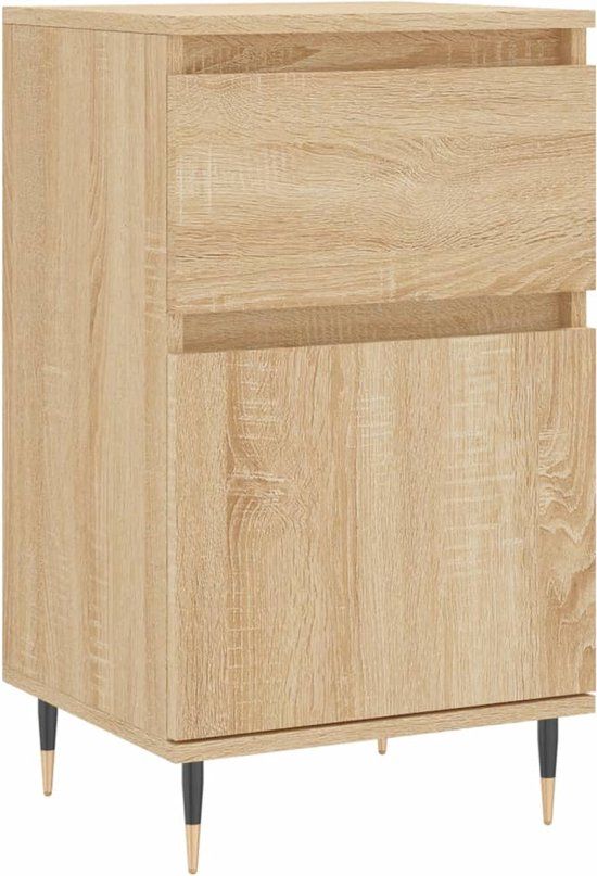 vidaXL Dressoir 40x35x70 cm Sonoma Eikenhout