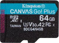 Kingston Technology 64GB microSDXC Canvas Go! Plus Gen4 200R A2 U3