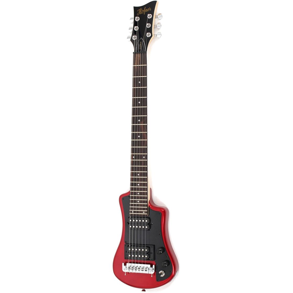Hofner Shorty Deluxe Red - E-Gitaar - 4250358619904