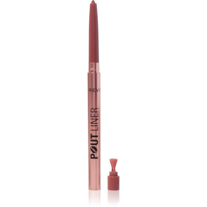 Revolution Beauty, Pout Bomb Volumiserende Lippotlood, Langdurige Lipvormer met Hyaluronzuur & Vitamine E, Vegan & Dierproefvrij, Koele Nude Doll