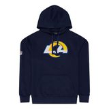 New Era Los Angeles Rams NFL Team Logo Hoody Blauw Trui met Capuchon - S