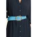 POM Amsterdam Olivia Ceinture Daim Bleu Ciel - Taille 95