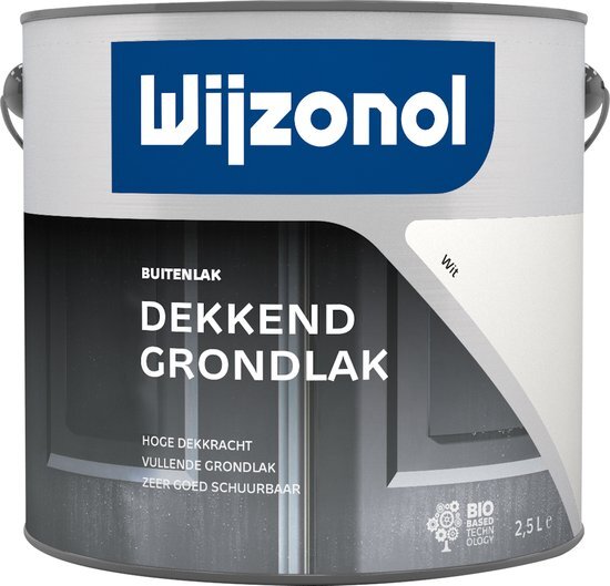 Wijzonol Dekkend Grondlak - 2,5l - Wit