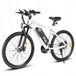 SAMEBIKE SY26-II: Klassieke elektrische mountainbike, e-bike, opvouwbare elektrische fiets, trekking e-bike met SHIMANO 21 versnellingen (wit)