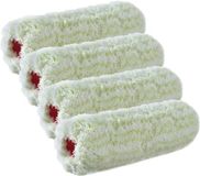 Sorex Verfrollers - 4x stuks - pluisvrij - vacht - anti-spat - 9x18 cm - roller