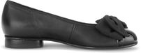 Gabor Dames Ballerinas Zwart Leer Maat 40