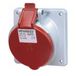 Mennekes 3171 - 5-polig - Rond - Blanc - IP44 - VDE-gekeurd - EAC-certificering - 400 V - 32 A
