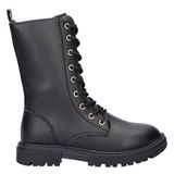 Nelson Kids enkelboots met profielzool - zwart