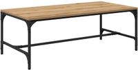 vidaXL Salontafel Artisan Eiken 100 x 50 x 35 cm Bewerkt Hout