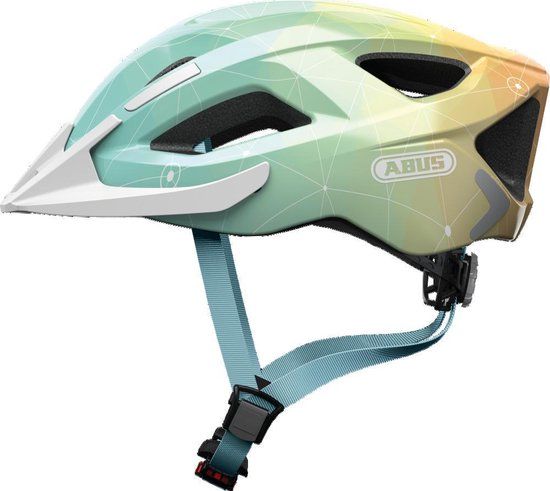 Abus Aduro 2.0 Fietshelm - Maat S (51-55 cm) - blue art - Racefiets - Unisex - 13 ventilatieopeningen