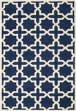 Safavieh Vloerkleed Barrow Wol Donkerblauw 152 x 244 cm