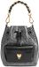 Coccinelle Handbag Elaphe Printed Leather/Calf Smooth Leather Black/Black