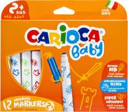 Carioca Viltstiften Baby Set 12 Kleuren | 12 Stuks