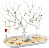 Merkloos / Sans marque Gewei Sieraden Displaystandaard Boomtoren Hangende opbergstukken Ringen Oorbellen Kettingen Armbanden