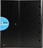 Exacompta 5x Exactive® PP chemise de présentation Exashow avec 4 anneaux de 30mm - A4 - Noir