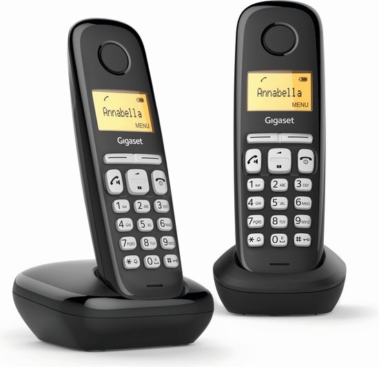 Gigaset A220 Duo v2 - Duo DECT telefoon - Zwart
