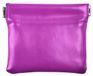 Merkloos PU Leren Mini Portemonnee met Drukknop en Coin Pouch