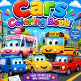 Cars Coloring Book!: Cars and Big Smiles for Kids - A Creative Activity Book for Boys and Girls