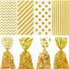 Bol 100 pièces sacs cellophane - motif à pois et plastique transparent - mariages et cadeaux d'invités - 275 x 175